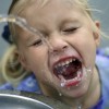 drinking water